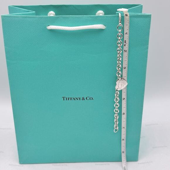 Tiffany & Co. Return to Tiffany Heart Tag Bracelet Sterling Silver 925 Gift Box - Picture 5 of 13